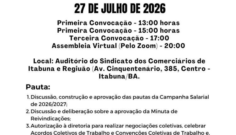 assembleia secir